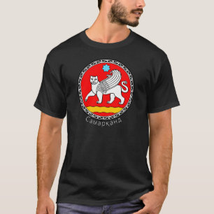 Wappen der Stadt Samarkand, Usbekistan T-Shirt