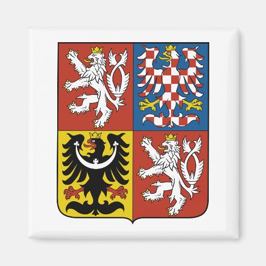 Wappen der Tschechischen Republik Magnet (Vorne)