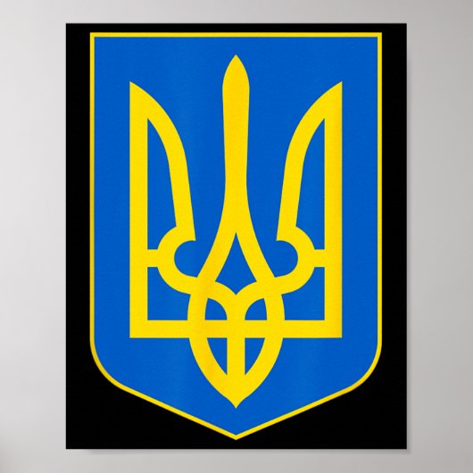 Wappen der Ukraine 1 Poster (Vorne)
