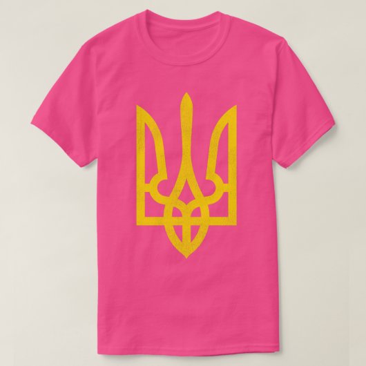 Wappen der Ukraine 1 T-Shirt (Design vorne)
