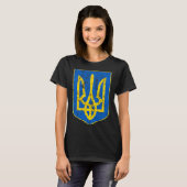 Wappen der Ukraine 2 T-Shirt (Vorne ganz)