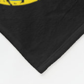 Wappen der Ukraine 3 Fleecedecke (Ecke)