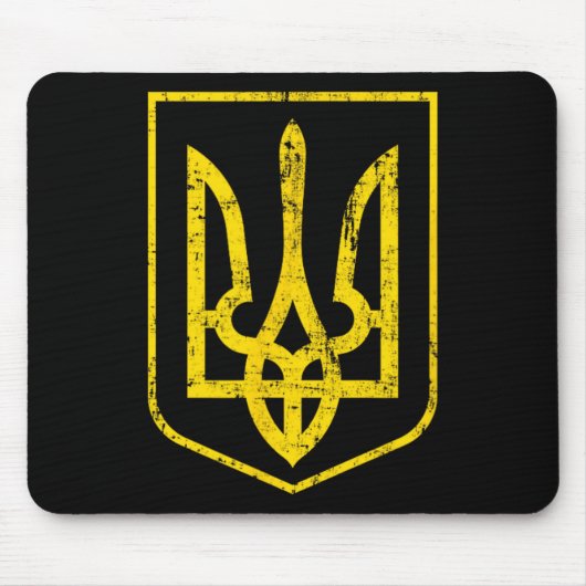 Wappen der Ukraine 4 Mousepad (Vorne)