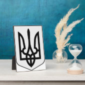Wappen der Ukraine Fotoplatte (Seite)