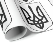 Wappen der Ukraine Geschenkpapier (Rolleneckpunkt)