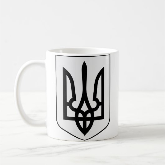 Wappen der Ukraine Kaffeetasse (Links)