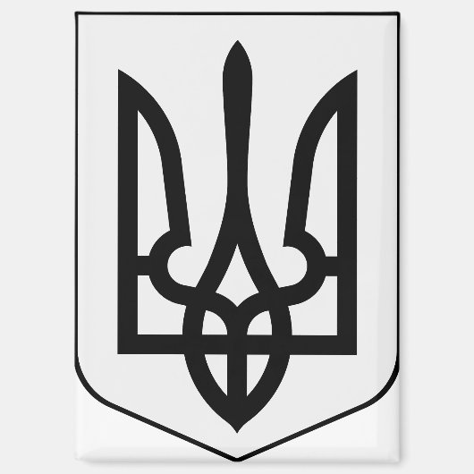 Wappen der Ukraine Magnet (Vorderseite)