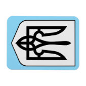 Wappen der Ukraine Magnet (Horizontal)