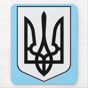 Wappen der Ukraine Mousepad
