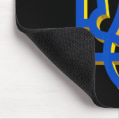 Wappen der Ukraine Mousepad (Ecke)