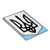 Wappen der Ukraine Notizblock (Rechte Seite)