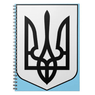Wappen der Ukraine Notizblock