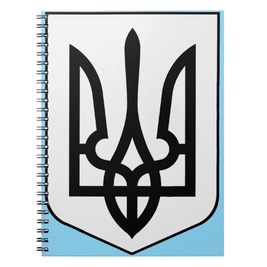 Wappen der Ukraine Notizblock (Vorderseite)