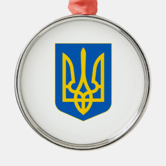 Wappen der Ukraine Ornament Aus Metall