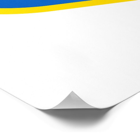 Wappen der Ukraine Poster (Ecke)
