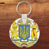 Wappen der Ukraine Schlüsselanhänger (Vorderseite)