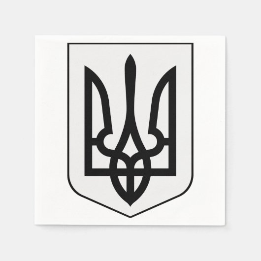 Wappen der Ukraine Serviette (Vorderseite)
