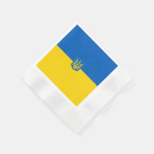 Wappen der Ukraine Serviette (Ecke)