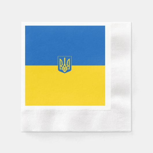 Wappen der Ukraine Serviette (Vorderseite)