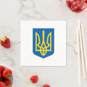 Wappen der Ukraine Serviette (Beispiel)