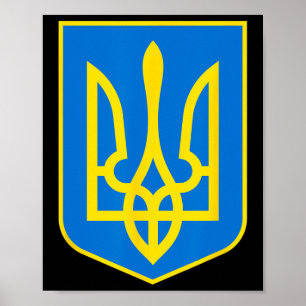 Wappen der Ukraine - Slava Ukraini 2 Poster