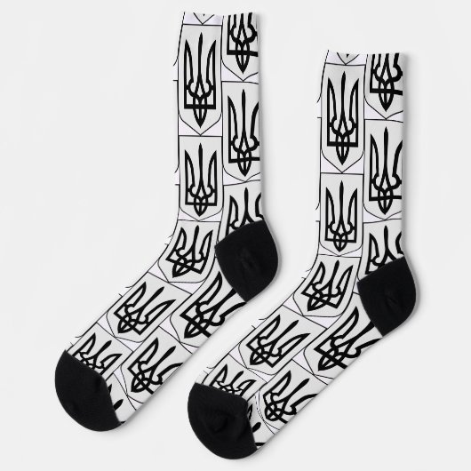 Wappen der Ukraine Socken (Linkes Detail)