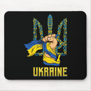 Wappen der Ukraine Stolz Ukrainisch Mousepad