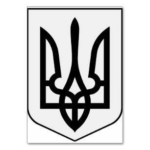 Wappen der Ukraine Tischnummer