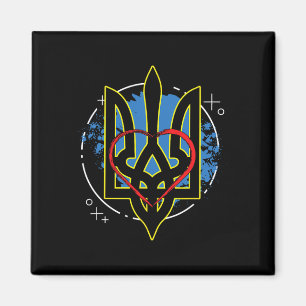 Wappen der Ukraine Ukrainischer Kosake  Magnet