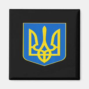 Wappen der Ukraine Ukrainisches Emblem Symbol Magnet
