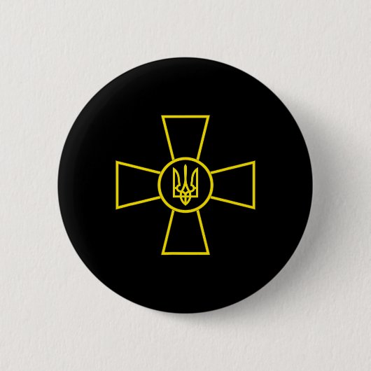 Wappen der ukrainischen Streitkräfte Ukrainische A Button (Vorderseite)