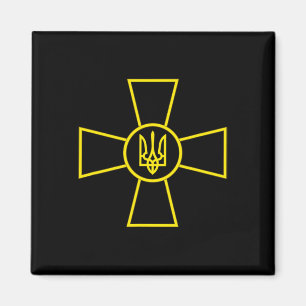 Wappen der ukrainischen Streitkräfte Ukrainische A Magnet