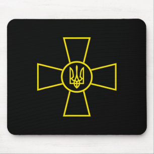 Wappen der ukrainischen Streitkräfte Ukrainische A Mousepad