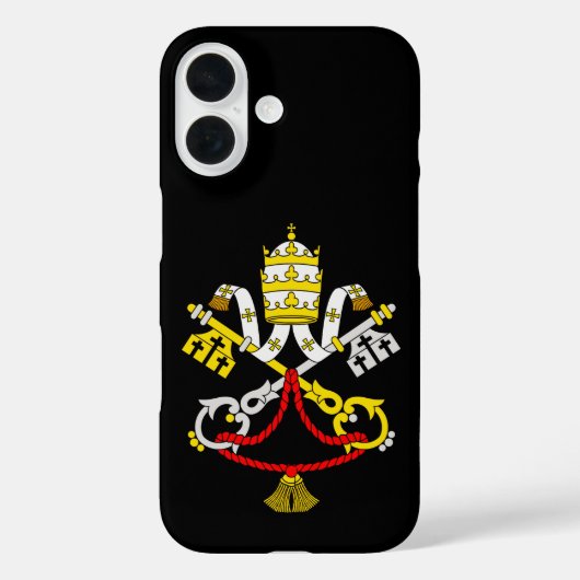 Wappen der Vatikanstadt Case-Mate iPhone Hülle (Rückseite)