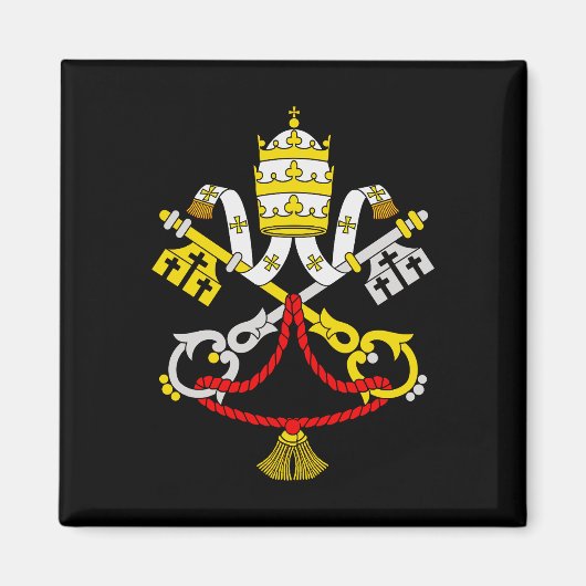 Wappen der Vatikanstadt Magnet (Vorne)