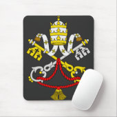 Wappen der Vatikanstadt Mousepad (Mit Mouse)