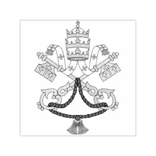 Wappen der Vatikanstadt Permastempel