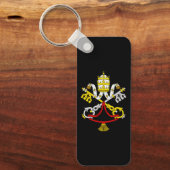 Wappen der Vatikanstadt Schlüsselanhänger (Vorderseite)