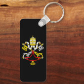 Wappen der Vatikanstadt Schlüsselanhänger (Rückseite)