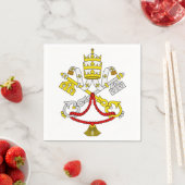 Wappen der Vatikanstadt Serviette (Beispiel)