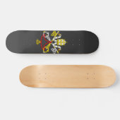 Wappen der Vatikanstadt Skateboard (Horizontal)