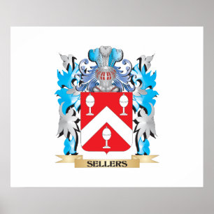 Wappen der Verkäufer - Familienwappen Poster