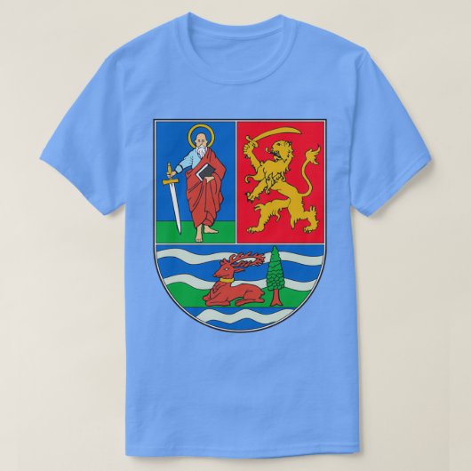 Wappen der Vojvodina Serbien T-Shirt (Design vorne)