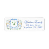 Wappen der Wasserfarbenreiniger Monogram Weihnacht (Vorne)