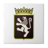 Wappen des Aostatals (Italien) Fliese (Vorderseite)