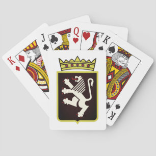 Wappen des Aostatals (Italien) Spielkarten