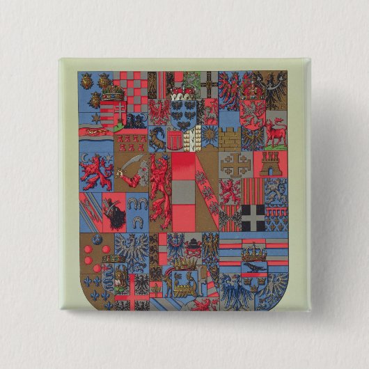 Wappen des Austro-Ungarischen Reiches Button (Vorderseite)