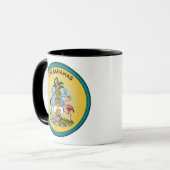 Wappen des bahamaischen Erbes Tasse (Vorderseite Links)