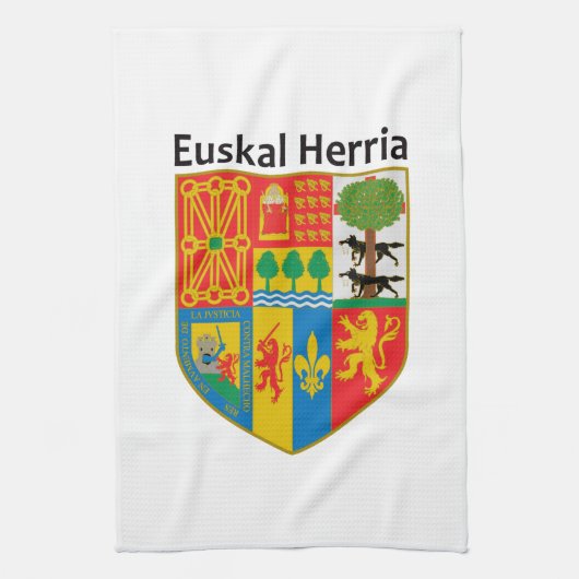 Wappen des Baskenlandes (Euskal Herria), Handtuch (Vertikal)