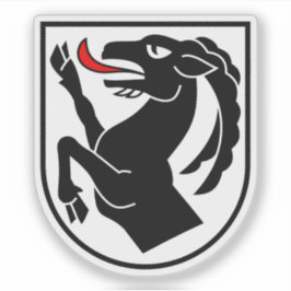 Wappen des Bezirks Interlaken, Schweiz Aufkleber